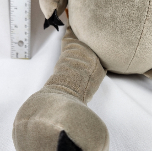 Bunnies By The Bay Plush Dinosaur T-Rex Soft Gray Grey Plush Stuffed Animal 21" - Picture 3 of 13